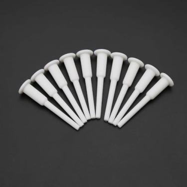 Imagem de Labriciyon 10 peças de bola de ioga branca plugue de ar fitness pular chifre de cavalo para plugues, bola de pular, rolha de ar, plugue de pino de bola de exercício, acessórios