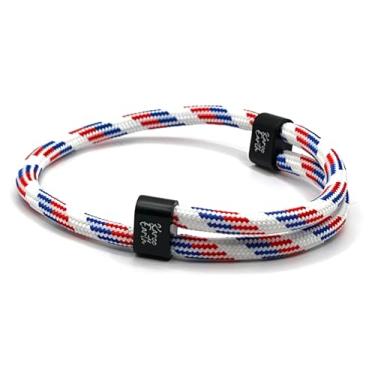 Imagem de KAROO EARTH JEWELLERY Pulseira de corda ajustável unissex – Pulseira moderna de surfista durável à prova d'água para homens – Pulseiras de paracord feitas à mão – Pulseira ajustável de sobrevivência
