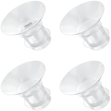 Imagem de GOCROWEEN Inserções de Flange de 18 Mm para Medela, Escudos/Flanges Spectra de 24 Mm, Compatíveis com Bomba Tira-Leite Vestível Momcozy S12 Pro/S9 Pro/S9/S12, Reduz O Túnel Do Mamilo de 24 Mm para 18