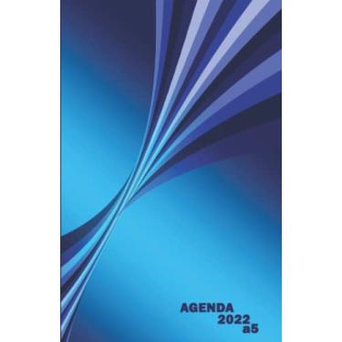 Imagem de Agenda 2022 a5: Agenda settimanale A5, 12 mesi da gennaio a dicembre 2022, Pianificatore, settimana = una doppia pagina