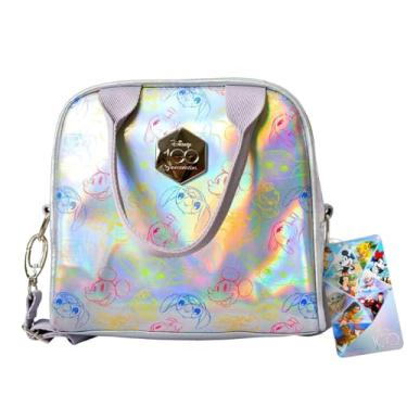 Imagem de Bolsa Térmica Lancheira Holográfica Disney 100 com Alça fitness Marmita - Zona Criativa