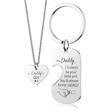 Imagem de RAMESONL Colar para casais melhores amigos para 2, colares com pingente BFF combinando relacionamento aniversário promessa presentes de aniversário para casais meninas lésbicas mulheres homens, Aço