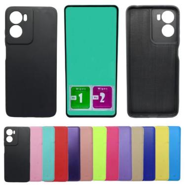 Imagem de Kit Capinha Capa Aveludada Para Moto G05 + Pelicula Ceramica - Mustang