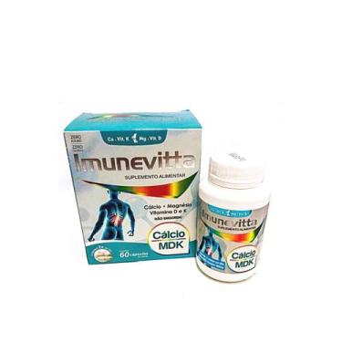 Imagem de Cálcio Mdk Magnésio Vitamina D K 60 Cápsulas - Imunevitta