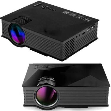 Imagem de Mini Projetor Digital 1800 lumens Profissional Bivolt UNIC 68 - SVD St
