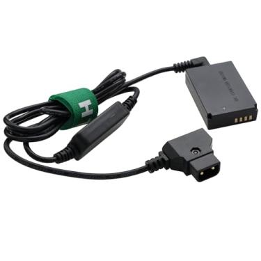 Imagem de HangTon Bateria falsa D-TAP para LP-E12 V-Mount para câmera Canon EOS M M2 M10 M50 M100 M200 SX70HS Rebel SL1