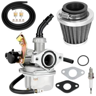 Imagem de YOXUFA Cabo de carburador PZ19 de 19 mm para Sunl Roketa TaoTao Kazuma Loncin Kayo Fox Kandi Baja SSR 50 70 90 110 125cc ATV Quad 4 Wheeler Pit Dirt Bike Go Kart Cart Peças de ciclomotor