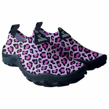 Imagem de Sapatilha Feminina Onça Zebra Tenis Academia Praia Náutica Ciclismo Ág