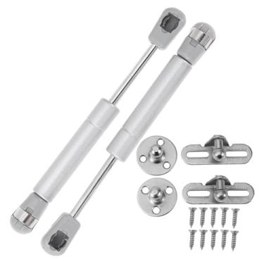 Imagem de X AUTOHAUX Amortecedores a gás de 150 mm/5,91" Molas a gás 100N tom prata aço carbono 2 conjuntos RV carro caixa de armazenamento tampa caixa de armazenamento capa de porta de armário