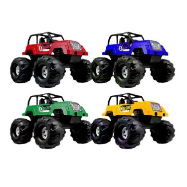 Imagem de Carrinho de brinquedo Gigante Jipe 4X4 Extreme Kendy Cores