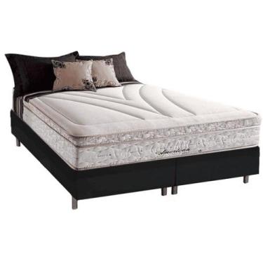 Imagem de Cama Box Casal Bipartida com Colchão Herval American Molas Maxspring 1
