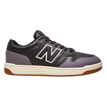 Imagem de Tênis New Balance 480 Low Masculino - Preto Grafite, 39