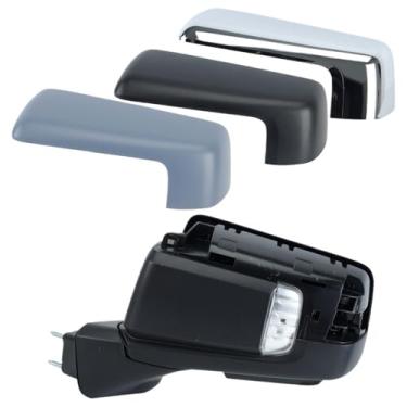 Imagem de Conjunto de espelho retrovisor compatível com Silverado 1500 compatível com GMC Sierra 1500 2019 2020 2021 2022 10 pinos versão dos EUA acessórios para carro(Left)