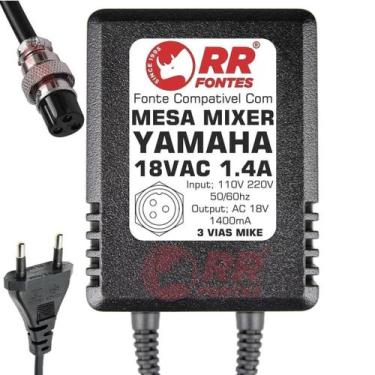 Imagem de Fonte 18Vac 1.4 Pra Mesa Mixer Yamaha Pa30 Mg6Fx Mg82Cx Y6M6 - Rrfonte