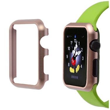 Imagem de Josi Minea iWatch [40 mm] Capa protetora de alumínio - Protetor de para-choque antiarranhões e à prova de choque compatível com Apple Watch Series 5 e 4 [40 mm – Ouro Rosa]