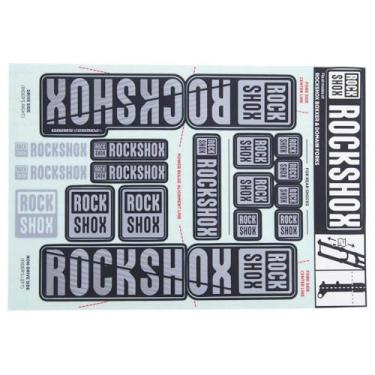 Imagem de RockShox Kit de decalque 35 mm dupla coroa cinza