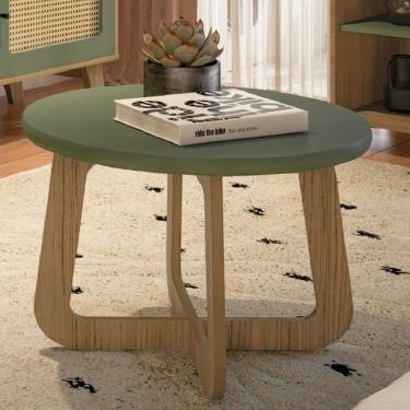Imagem de Mesa De Centro Jasmin Artely Carvalho/menta