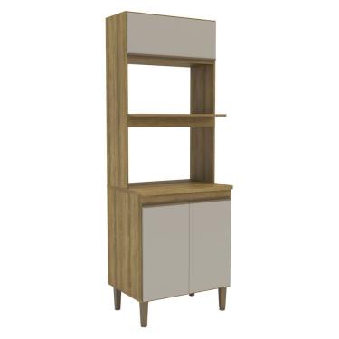 Imagem de Paneleiro Torre Quente 70cm Com 3 Portas E 2 Nichos 2416 Mel Arenas