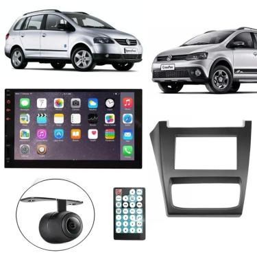Imagem de Central Multimídia 2 Din Mp5 Spacefox 2012-13 Câmera Moldura Tela