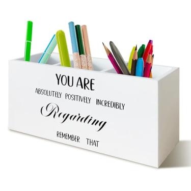 Imagem de UNCDLV Organizador de mesa, suporte de lápis para escritório, escola, dormitório e penteadeira, acessórios de mesa, suporte de pincel de maquiagem 858