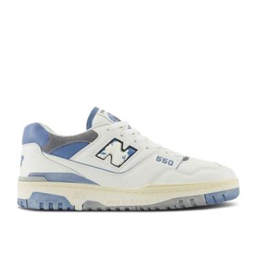 Imagem de New Balance Tênis masculino 550, Sal marinho/azul garça/angorá, 4