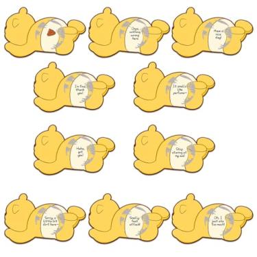 Imagem de Ggjgrpx Cartões De Raspadinha Para Chá Bebê Winnie, 40 Bilhetes Loteria Poopie, Quem Consegue Encontrar Jogos Festa Fofos, Ideias Engraçadas Quebrar O Gelo