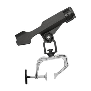 Imagem de Deevoka Suporte para vara de pesca Suporte para vara de pesca prático portátil profissional ajustável para caiaque canoa iate marinho