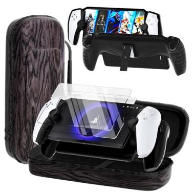 Imagem de QUAGGY 3-in-1 Accessoris Kit Compatible with Playstation Portal, EVA Carrying Case for PS Portal with Silicone Protective Cover with stand, 2 Pack Screen Protectors,Protective Shell Portable Travel