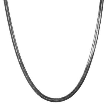 Imagem de Colar Corrente  Aço inoxidável masculino cordão - Melbor, Prata