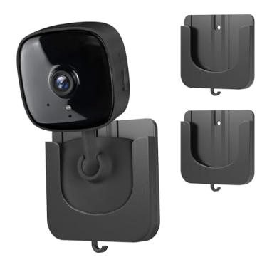 Imagem de Suporte de parede autoadesivo para câmera de segurança Tapo C100/C101/C110/C111/C111/Kasa EC60/KC400/KC100/KC105, suporte de parede sem perfuração, compatível com câmera TP Link