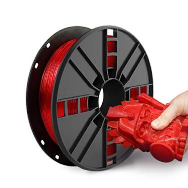 Imagem de NovaMaker Filamento Tpu 1,75 Mm, Filamento de Impressora 3D Tpu Flexível Vermelho com Filamento de Limpeza de 20 G, Carretel de 2,0 Libras, Precisão Dimensional +/- 0,05 Mm, Tpu Macio Vermelho 95 A