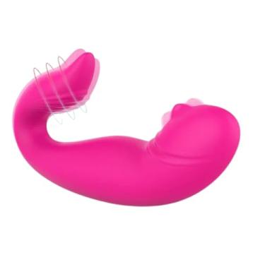 Imagem de Vibrador Ponto G e Clitóris Sem Fio Brinquedo Sexual Controle Remoto Recarregável [PINK]