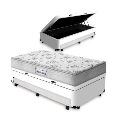Imagem de Box Baú e Aux + Colchão de Espuma D33 Probel PEvidence 88 cm - Lucas H