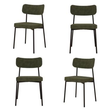 Imagem de Kit com 4 Cadeiras para Sala de Jantar Mona Yescasa