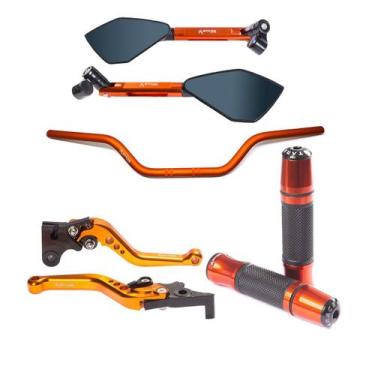 Imagem de Kit Guidão Original Manopla Jupiter TM2 Manete Cb250f - Stark Race, La