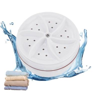 Imagem de Máquina de lavar roupa íntima de meias, máquina de lavar portátil com turbina USB com ventosas e desligamento de 30 minutos para limpeza de roupas íntimas de meias