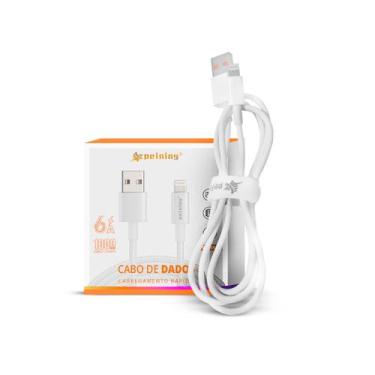 Imagem de Cabo de Dados e Carga Rápida USB para Lightning Nylon 1m 6A - GCM CASE