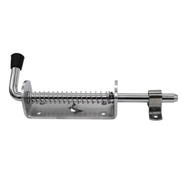 Imagem de MARINE CITY Parafuso de barril de trava de mola de aço inoxidável 304 para serviço pesado marinho com suporte de 21 cm para barcos - iates - portões de reboque - navios - fuzileiros navais (pacote com