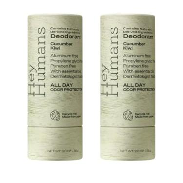 Imagem de HEY HUMANS Desodorante Hey Humans, Desodorante Sem Alumínio Para Mulheres E Homens, Contém Ingredientes De Origem Natural, Controle De Odores O Dia Todo, Óleos Essenciais Refrescantes, Embalagem Eco