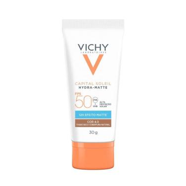 Imagem de Protetor Solar Vichy Capital Soleil Hydra Matte FPS 50 Cor 4.0 30g
