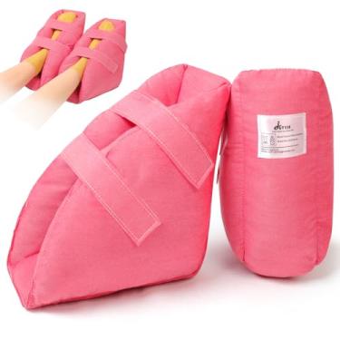 Imagem de Protetores de calcanhar para úlcera de pressão, protetor de dor de cama ajustável, suprimentos de recuperação de cirurgia para idosos acamados úlcera de pressão almofada de calcanhar para pés