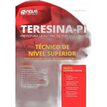 Imagem de Apostila Teresina Pi - Fiscal De Serviços Públicos - Nova Concursos
