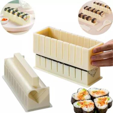 Imagem de Molde Conjunto Maquina Para Enrolar Sushi Formato Coração - ke home