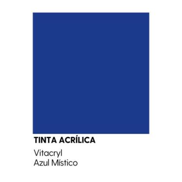 Imagem de Tinta Semibrilho Premium Azuis - Vitacryl, Azul Místico, 3,6 lts