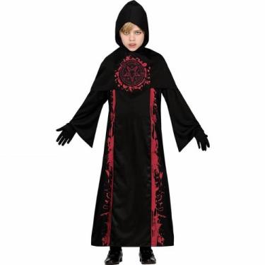 Imagem de Fantasia Infantil pra Menino de Halloween Mestre de Ritual de Luxo Tún