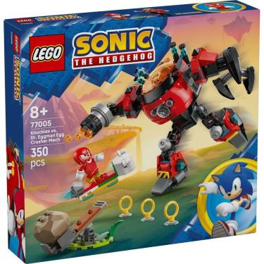 Imagem de Blocos De Montar -  Knuckles vs Robo Egg Crusher do Dr Eggman LEGO DO BRASIL
