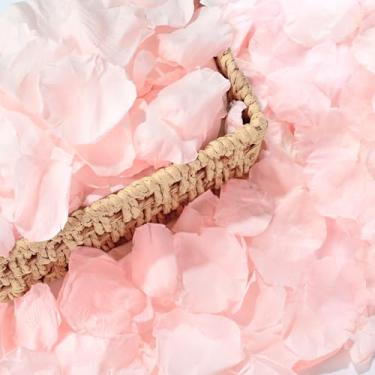 Imagem de 380 pétalas de rosa claro verdadeiras pétalas de rosa secas para casamento, você vai se casar comigo, dia dos namorados, noite romântica, casamento, casamento, casamento, casamento, aniversário