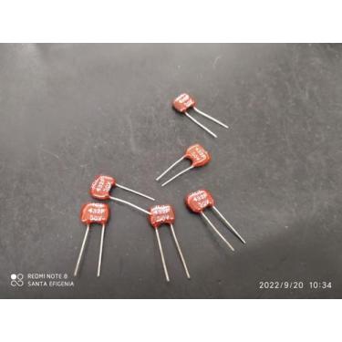 Imagem de 1x Capacitor Mica Prata 432pf/50v 1% Icl