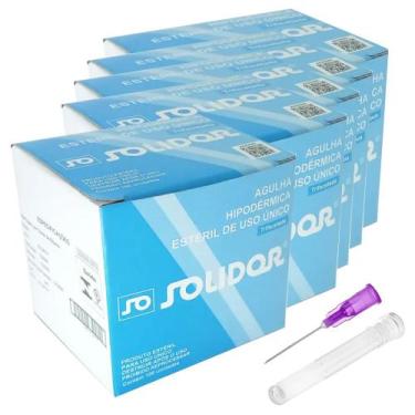 Imagem de Agulha 24 G Descartável 20 x 0,55 (LABOR) - 500 Unidades
