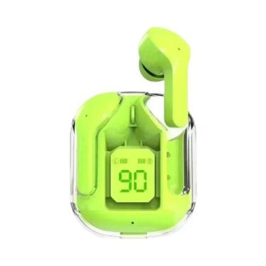 Imagem de Fones De Ouvido TWS Bluetooth Transparentes Com Qualidade De Som HIFI 